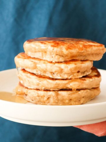 Havermout pannenkoeken met appel.