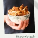 een pin om dit kippenvleugels airfryer recept te delen op pinterest