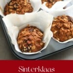 Sinterklaas muffins voor pinterest.